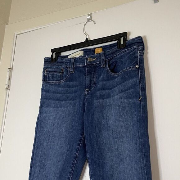 Pilcro and the Letterpress dark blue slim bootcut denim jeans size 29 - Picture 3 of 6